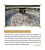 To sacrifice ourselves to keep up the religion
