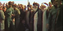 نماز آیت‌الله گلپایگانی بر پیکر مطهر امام خمینی (ره)